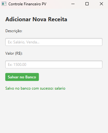 Screenshot do projeto Sistema de Controle Financeiro